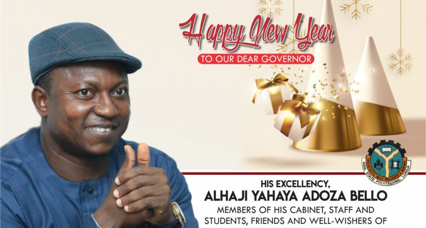 NEW YEAR FELICITATIONS FROM KOGI POLY RECTOR