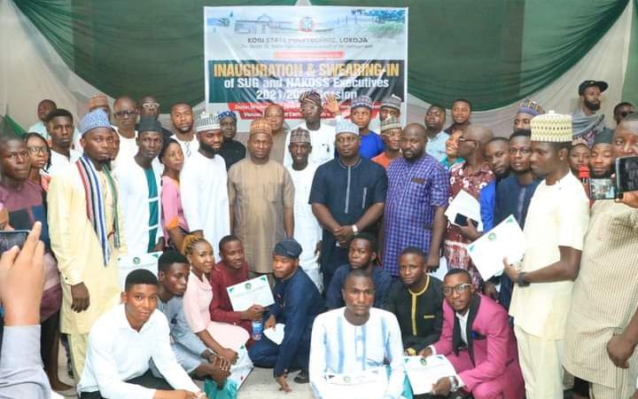 KOGI POLY INAUGURATES NEW SUG AND NAKOSS EXCOS